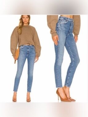 AGOLDE Pinch Waist Skinny Jeans 27 Amped High Rise